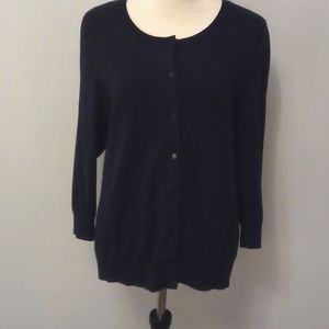 COPY - Talbot's cardigan Dark Navy sz XL